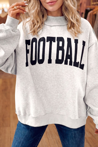 Gameday Graphic High Neck Reversible Sweatshirt