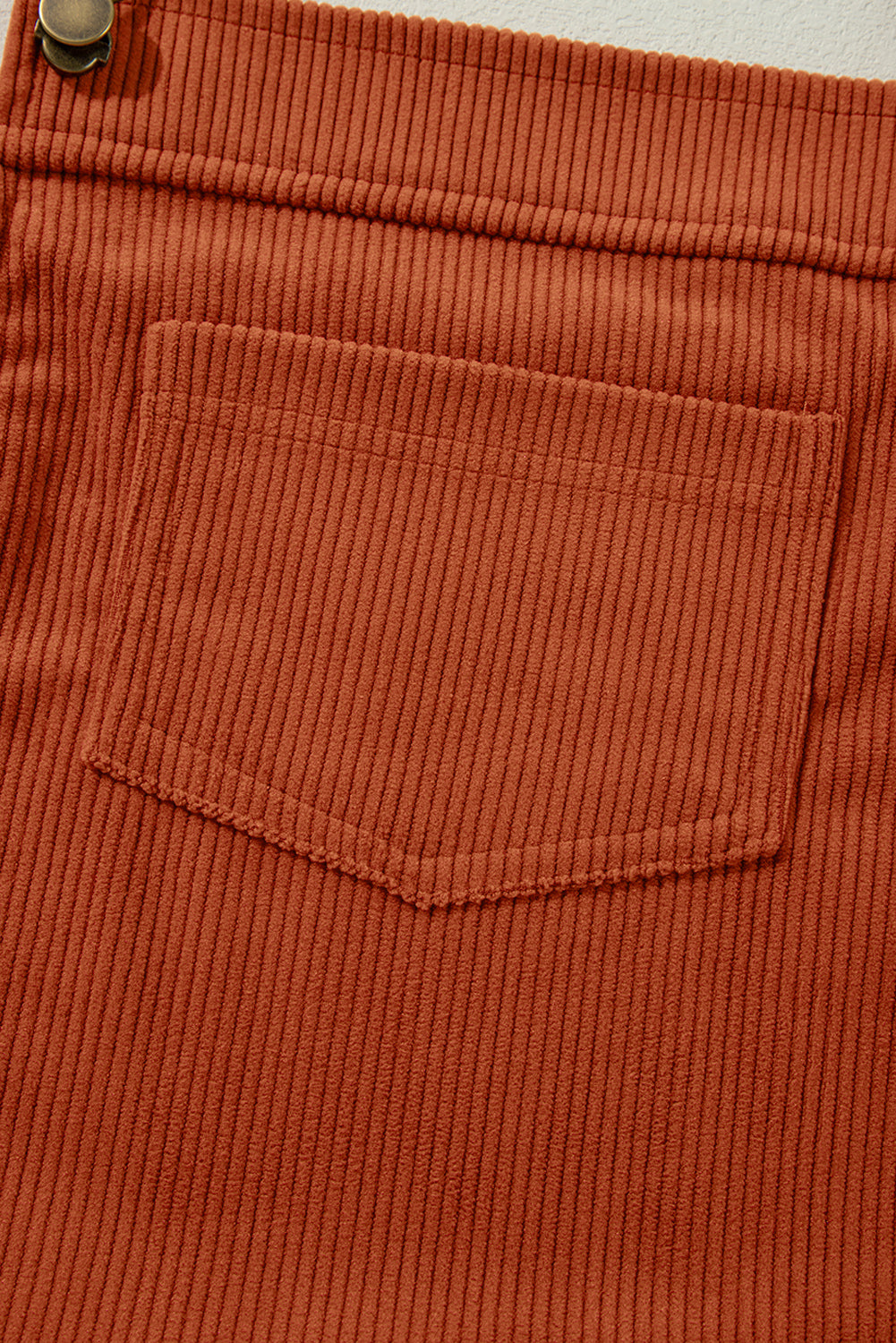 Sleeveless Corduroy Jumper Dress with Utility Pockets