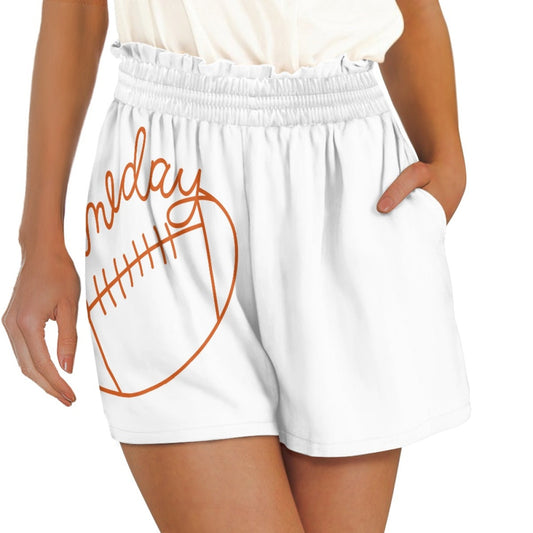 Line Rugby Shorts With Pockets White