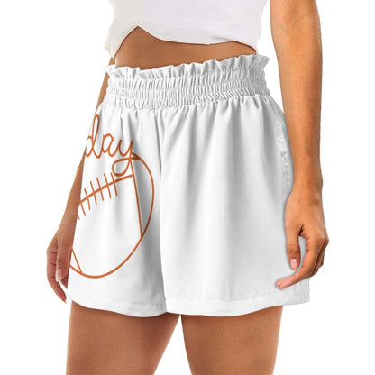 Line Rugby Shorts With Pockets White