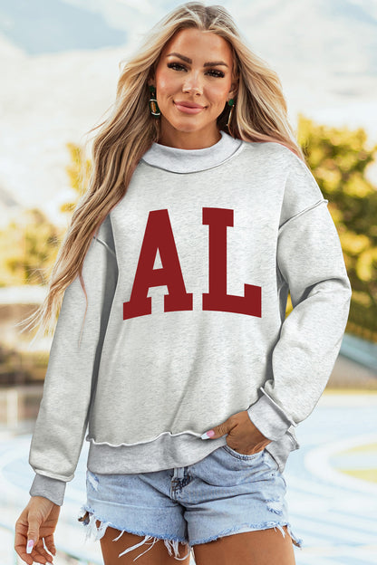 BAMA AL Reversible Game Day Mock Neck Sweatshirt