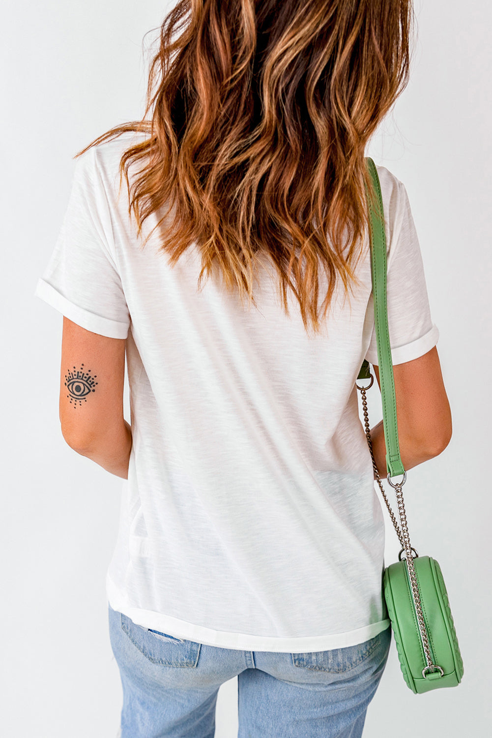 Easter Floral Bunny Graphic Casual Tee