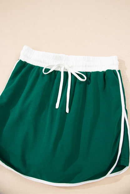 Orange Game Day Varsity Sweatshirt & Skort Set