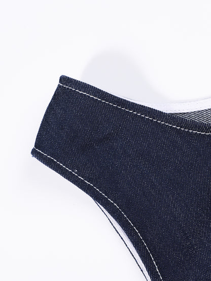 Girls' Denim Set - Stylish Casual Outfit for Kids