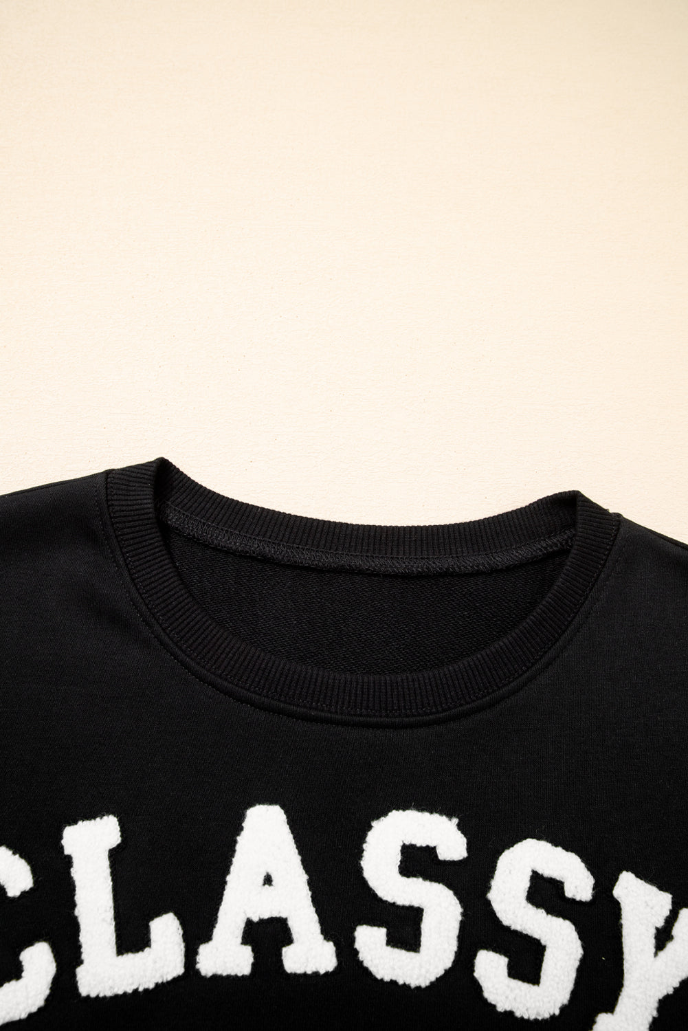 CLASSY UNTIL KICKOFF Football Graphic Oversized Sweatshirt