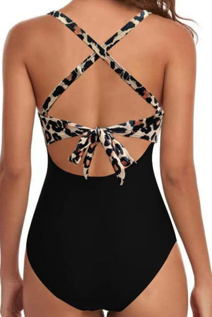 Cutout Tummy Control One Piece Monokini Swimsuit