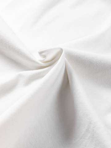 White Crochet Sleeve Crew Neck Summer Knit Tee Women