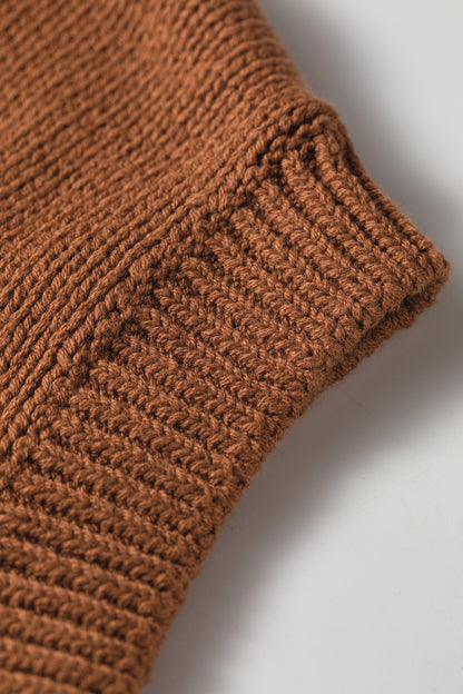 Western Horseshoe Knit Sweater Tee Short Sleeve Pullover