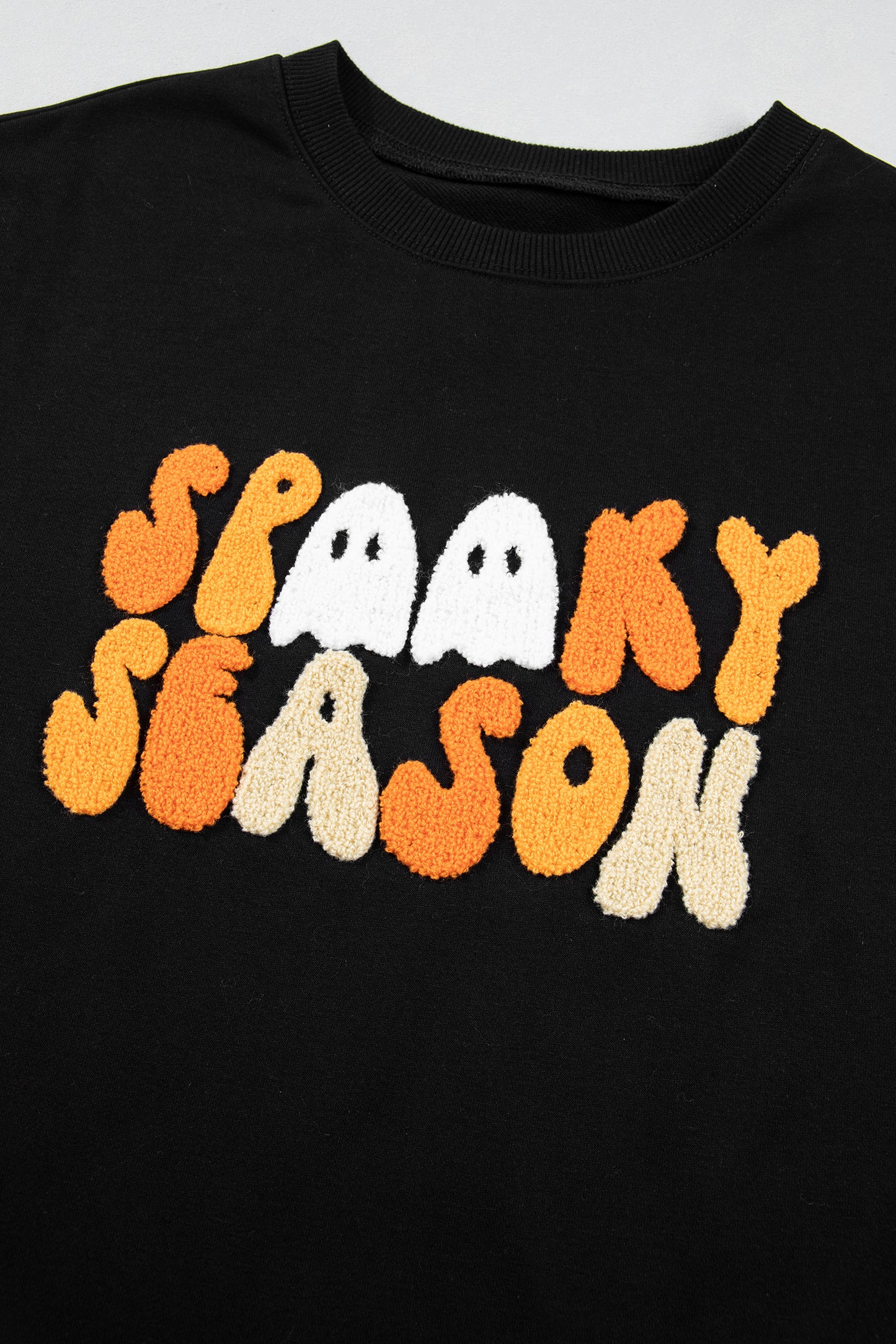 Chenille Spooky Season Halloween Crewneck Sweatshirt