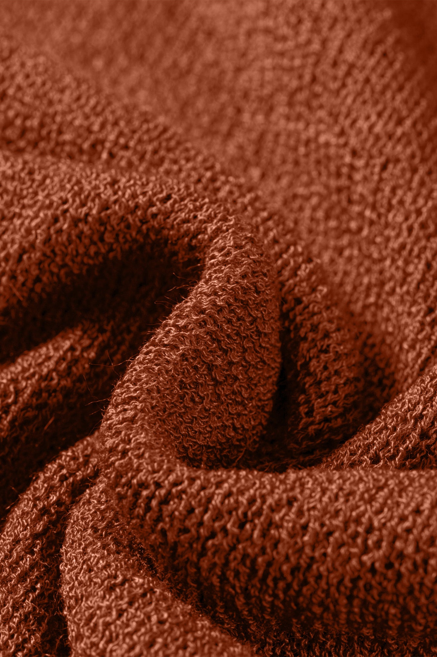 Coffee Ribbed Knit Short Sleeve Lightweight Sweater Top
