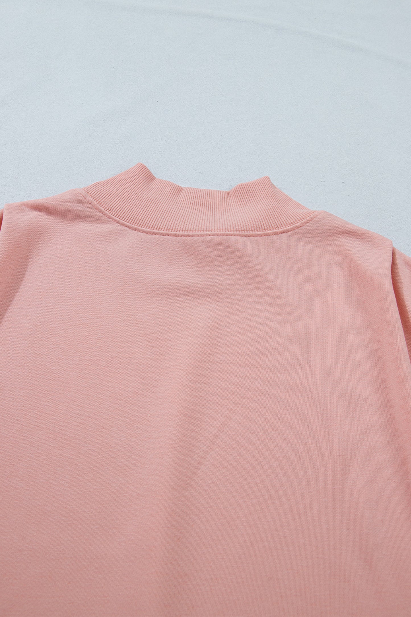 High Neck Cap Sleeve Loose Casual Top