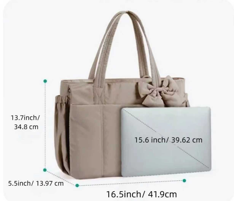Lightweight Quilted Crossbody Travel Tote Bag for Women