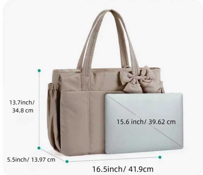 Lightweight Quilted Crossbody Travel Tote Bag for Women