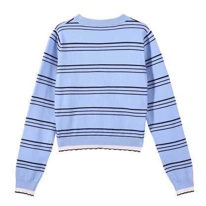 Cute Cartoon Cat Sequin Knit Sweater