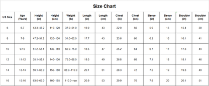 Girls Embroidered Mock Neck Short Sleeve Summer T-Shirt