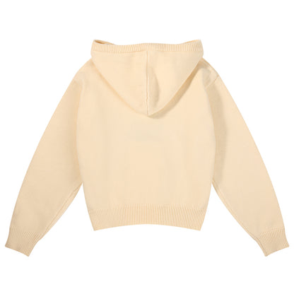 Kids Classic Pullover Hoodie with Bear Embroidery Sweater