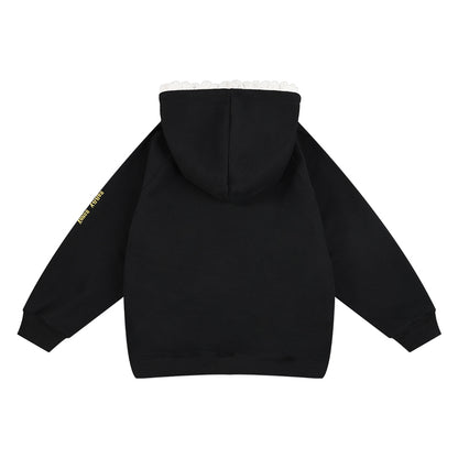 Girls Hooded Sweatshirt Loose Casual Pullover Top