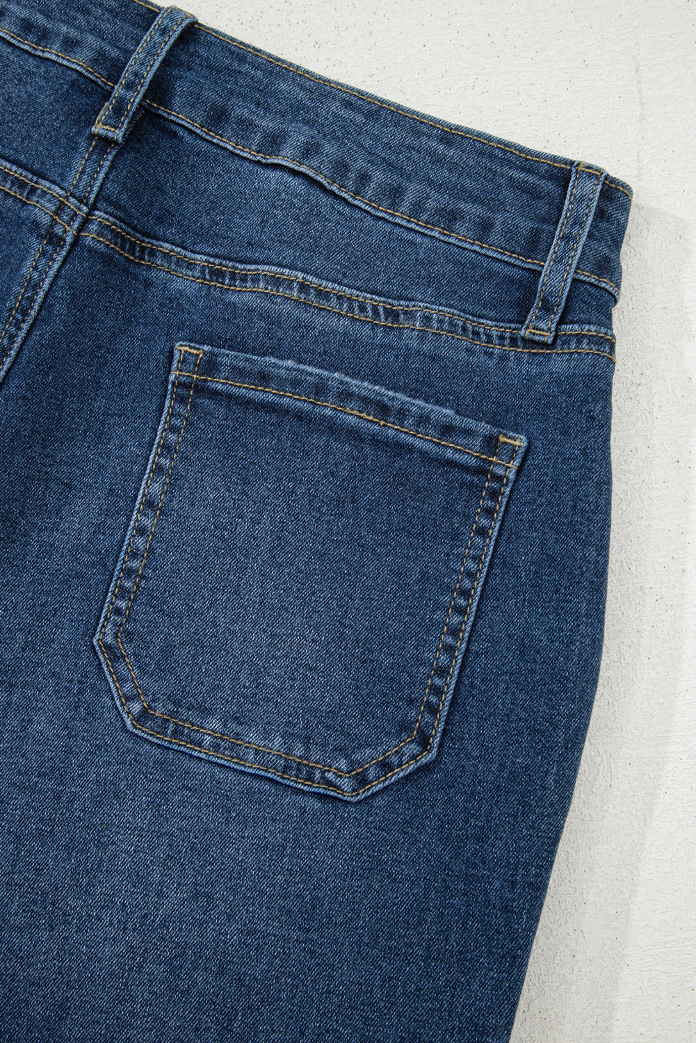 Breen Cropped High Rise Wide Leg Denim Pants