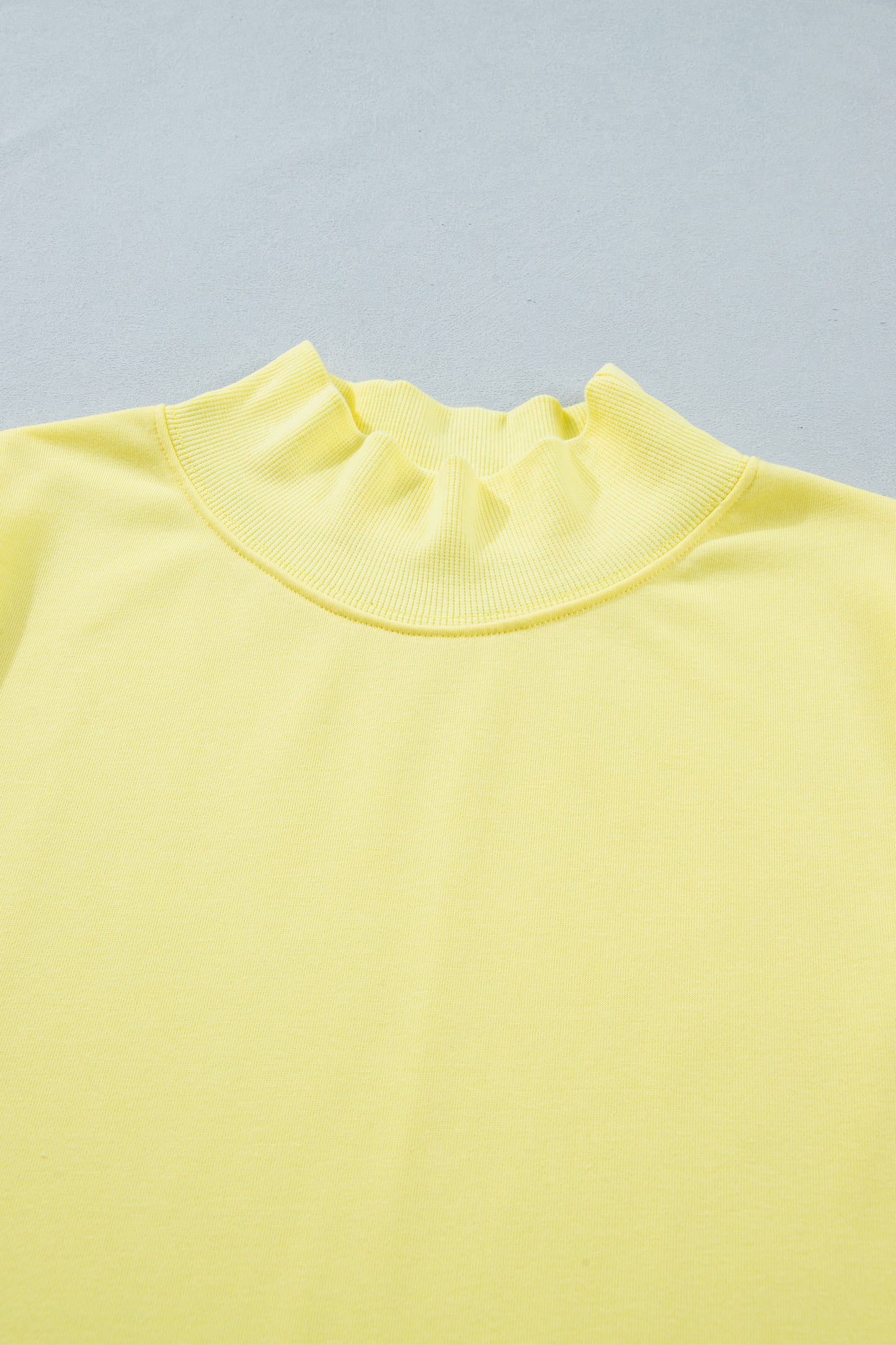 High Neck Cap Sleeve Loose Casual Top