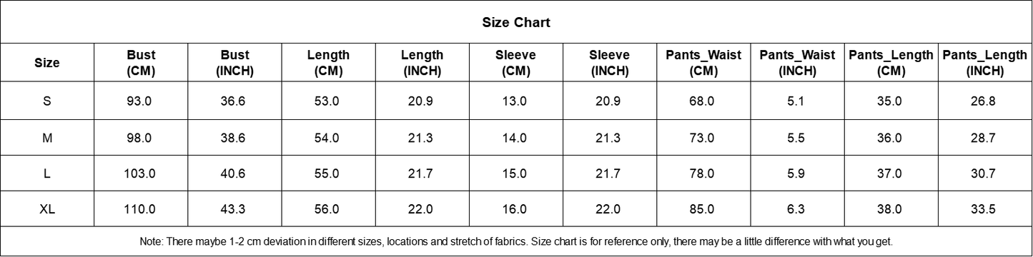 Solid Color Short-Sleeve Pajama Set