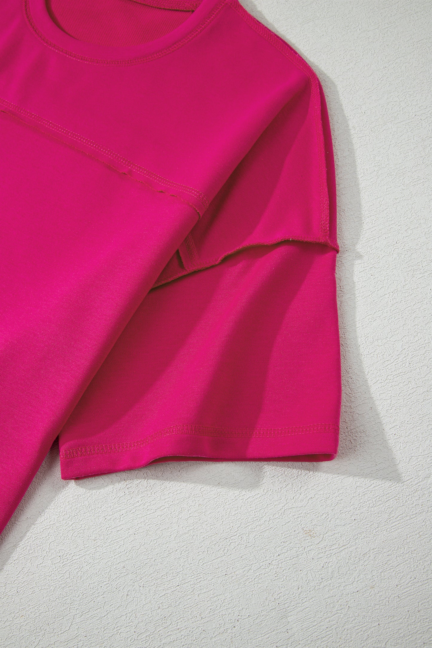 Boxy Tee and Wide Leg Pants Lounge Set Casual Outfit