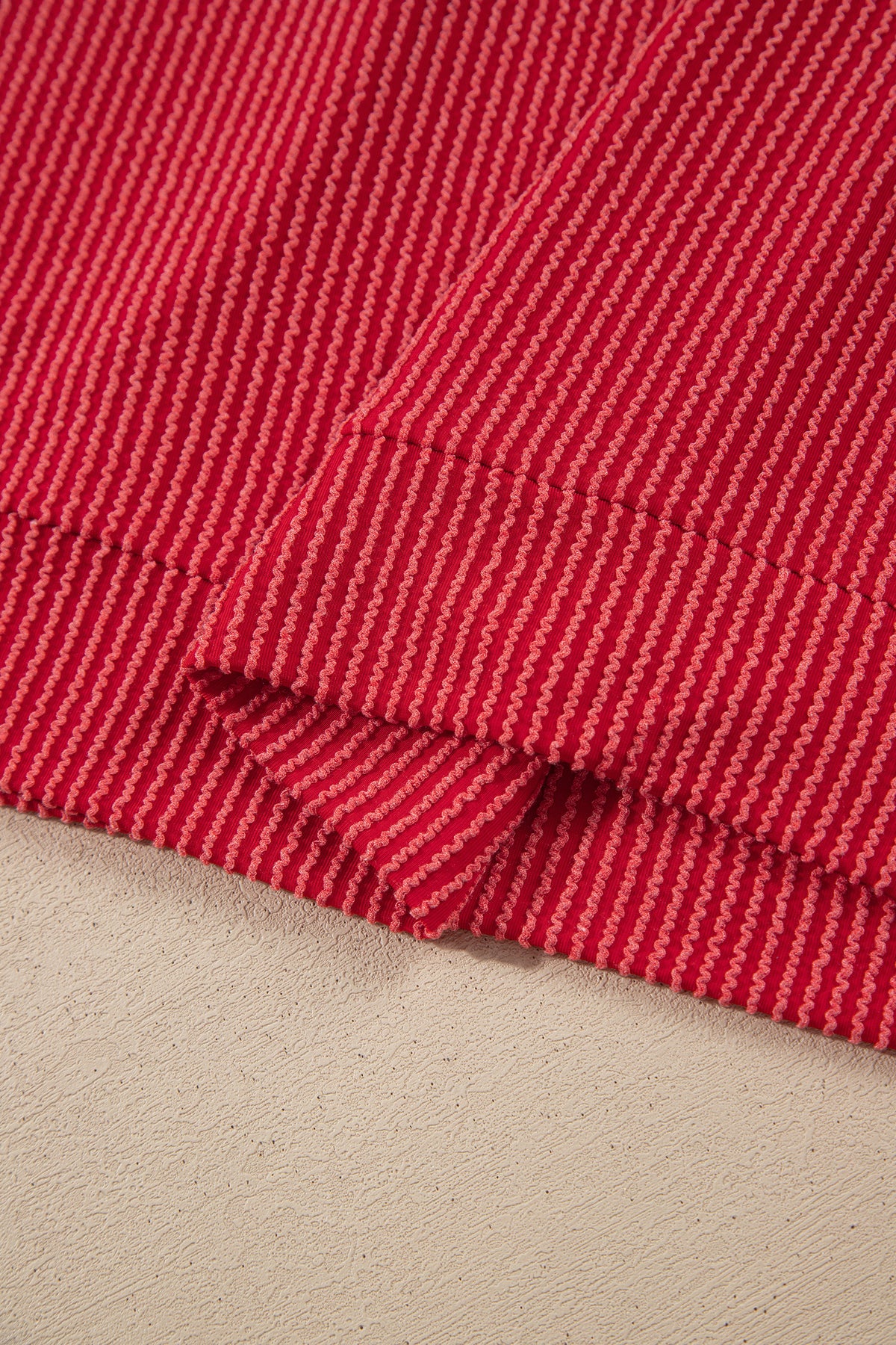 JOLLY Ribbed Knit Long Sleeve Top and Pants Set