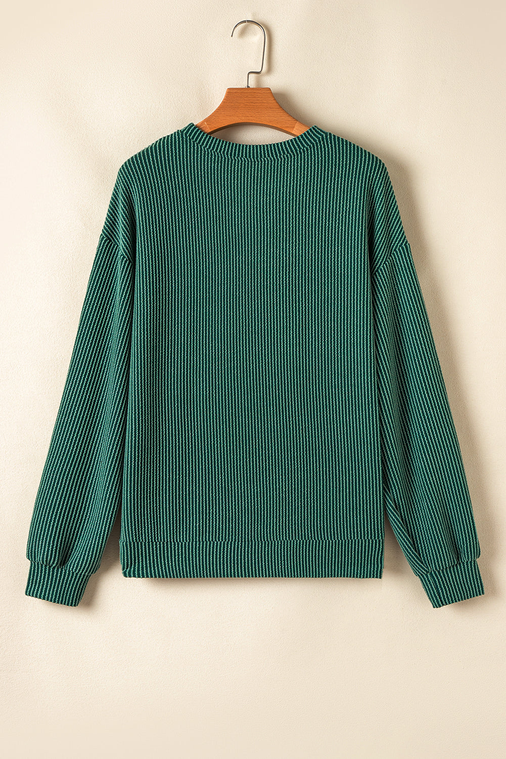 JOLLY Ribbed Knit Long Sleeve Top and Pants Set