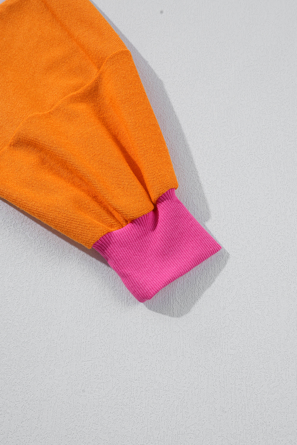 Oversized Colorblock Zip Up Hoodie – Retro Streetwear