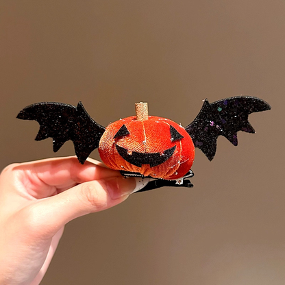 Halloween Hair Clips for Girls Pumpkin Witch Spider Bat