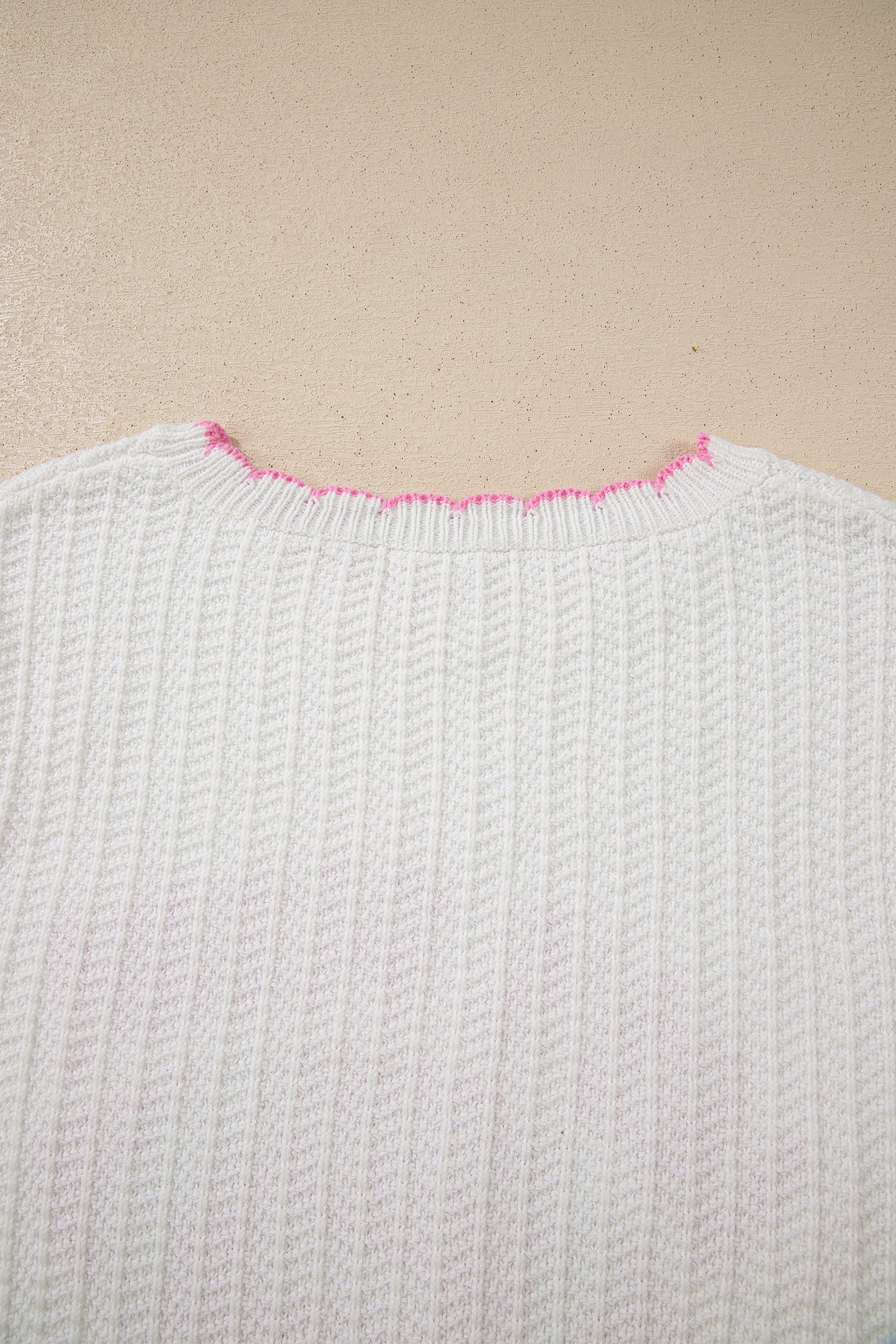 Lets Play Textured Knit Rugby Pattern Sweater Vest Game Day
