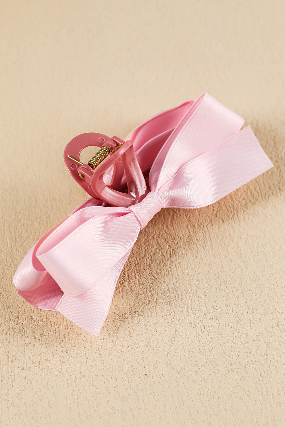 Black Bow Decor Large Hair Claw Clip