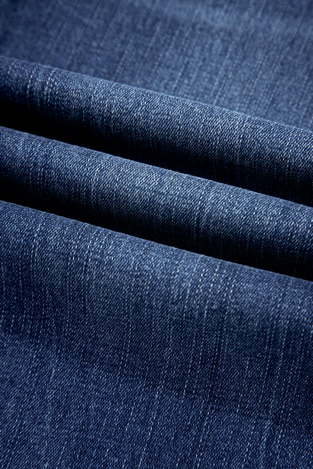High Waist Flared Jeans with Raw Hem