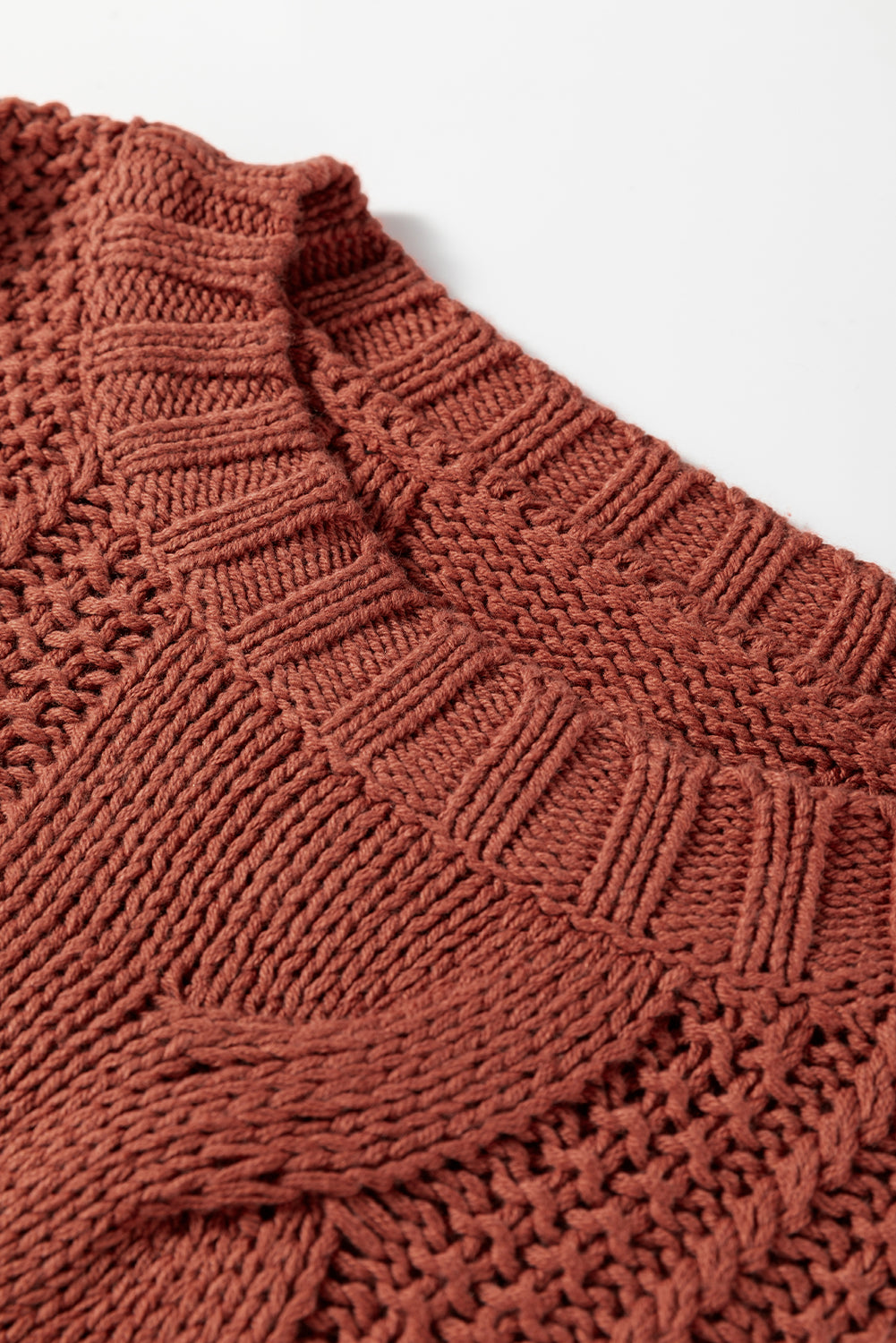 Redwood Chunky Cable Knit Slouchy Oversized Sweater