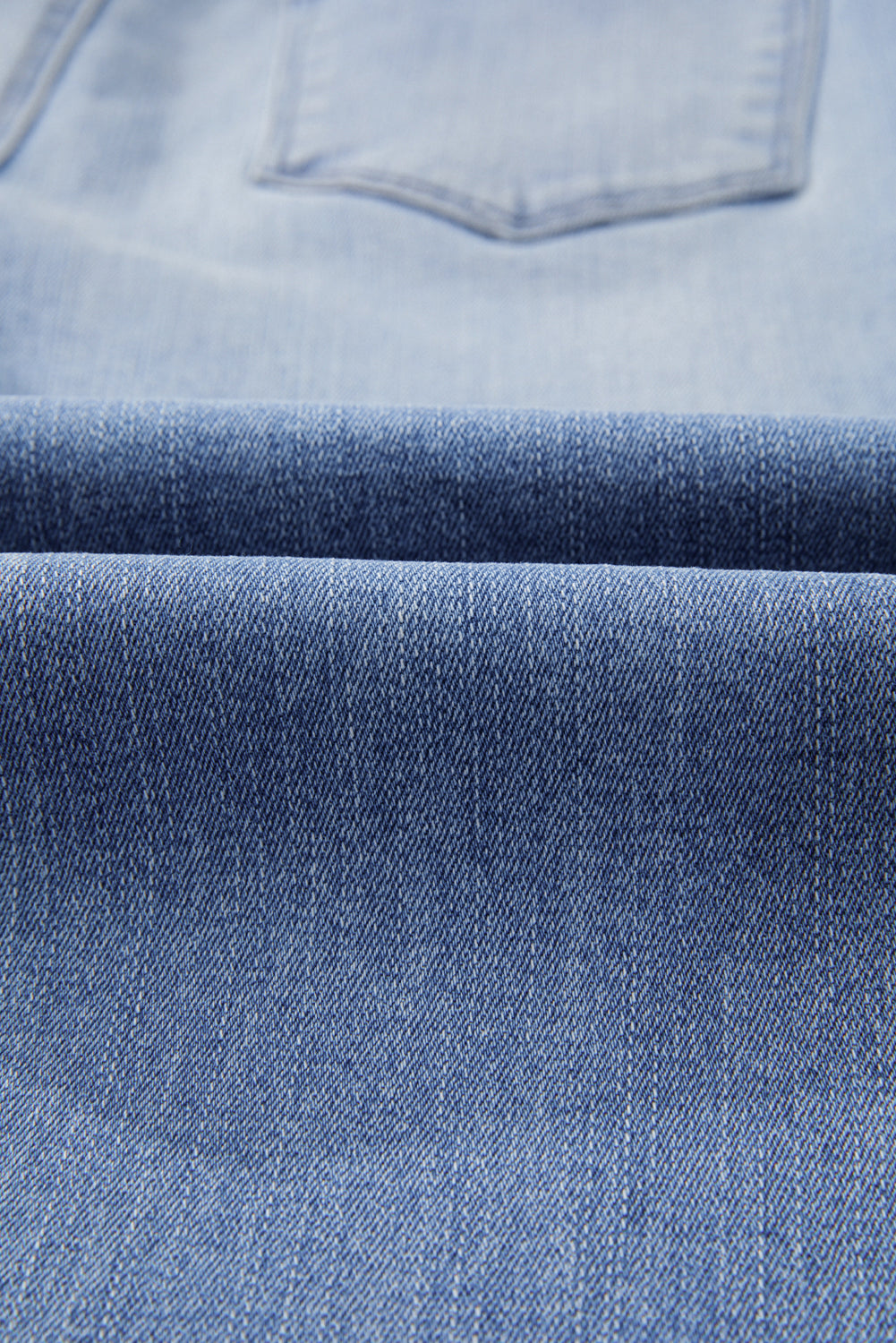 High Waist Flared Jeans with Raw Hem