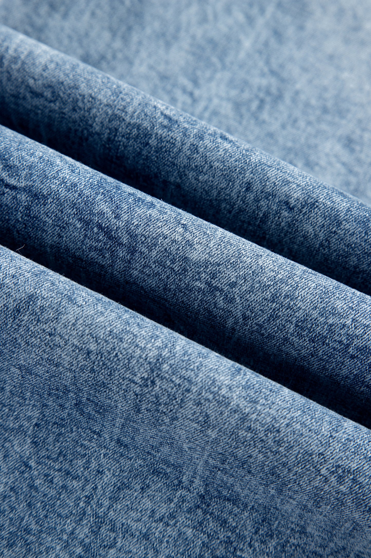 Western Light Wash High Waist Wide Leg Denim Jeans