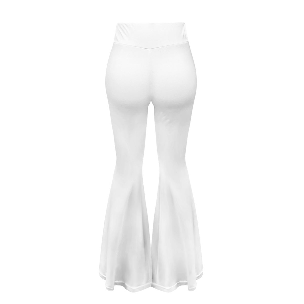 Women's White Rugby Yoga Casual Pants