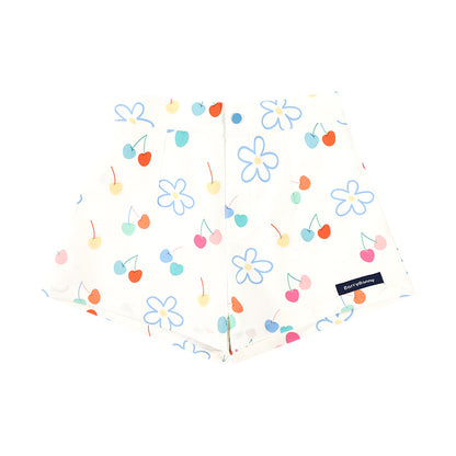 Girls Cherry Print Sleeveless Top and Shorts
