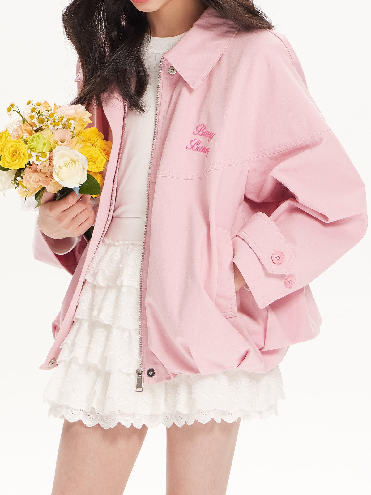 Princess Asana Girls Pink Princess Style Jacket Casual Shirt Coat – Suhkasana