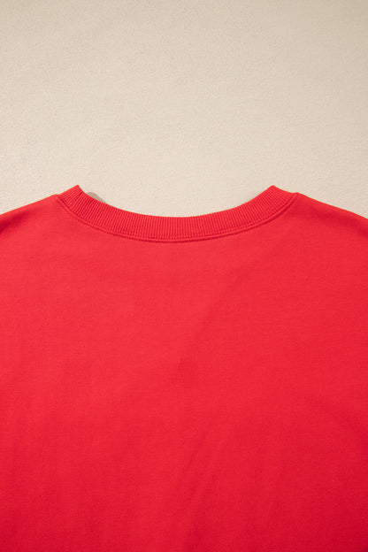 Fiery Red GAMEDAY Oversized Crewneck Sweatshirt