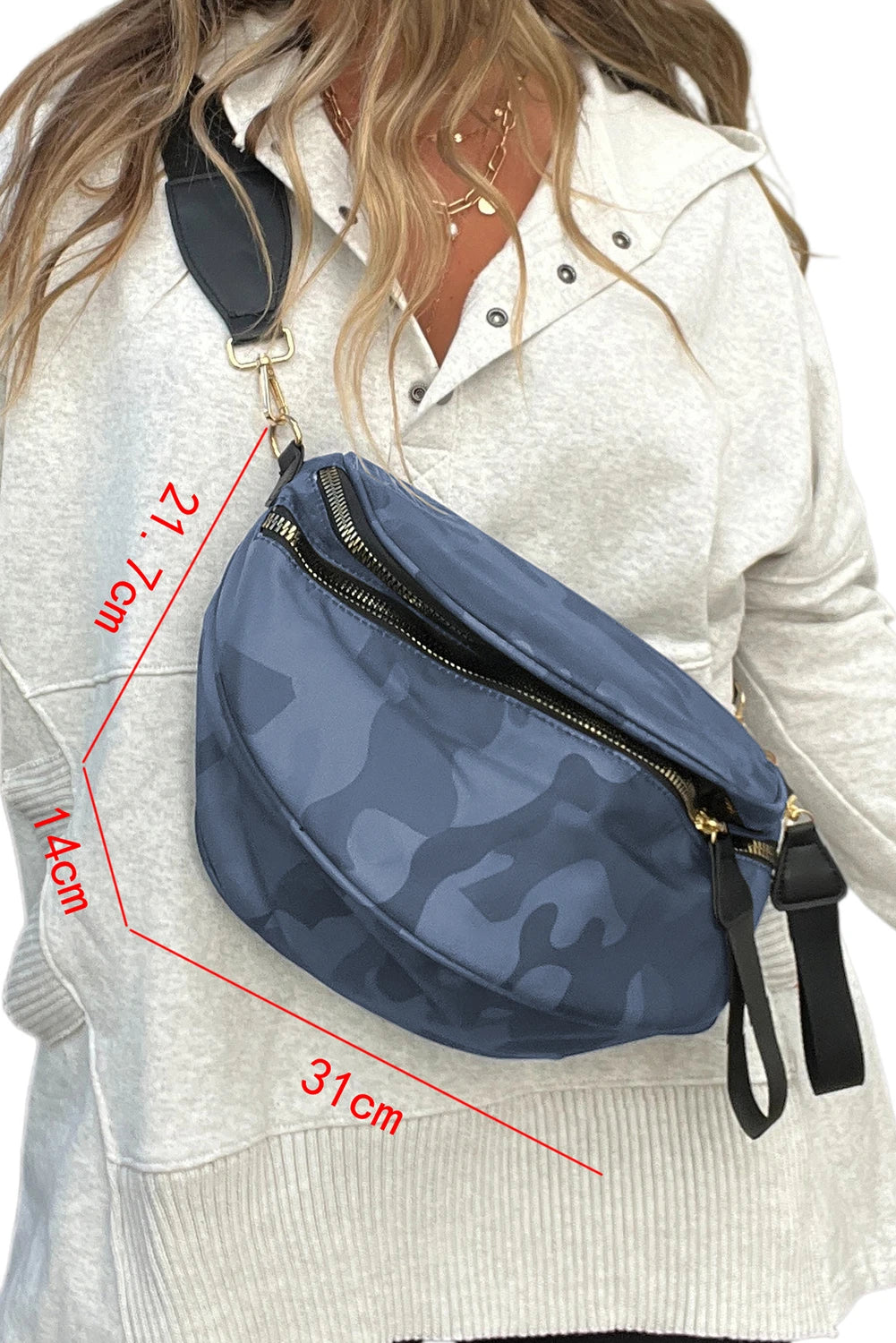 Trendy Camouflage Crossbody Shoulder Bag for Women