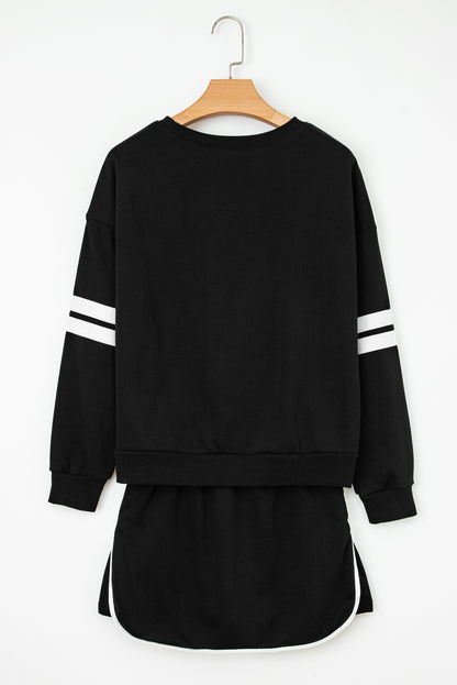 Orange Game Day Varsity Sweatshirt & Skort Set