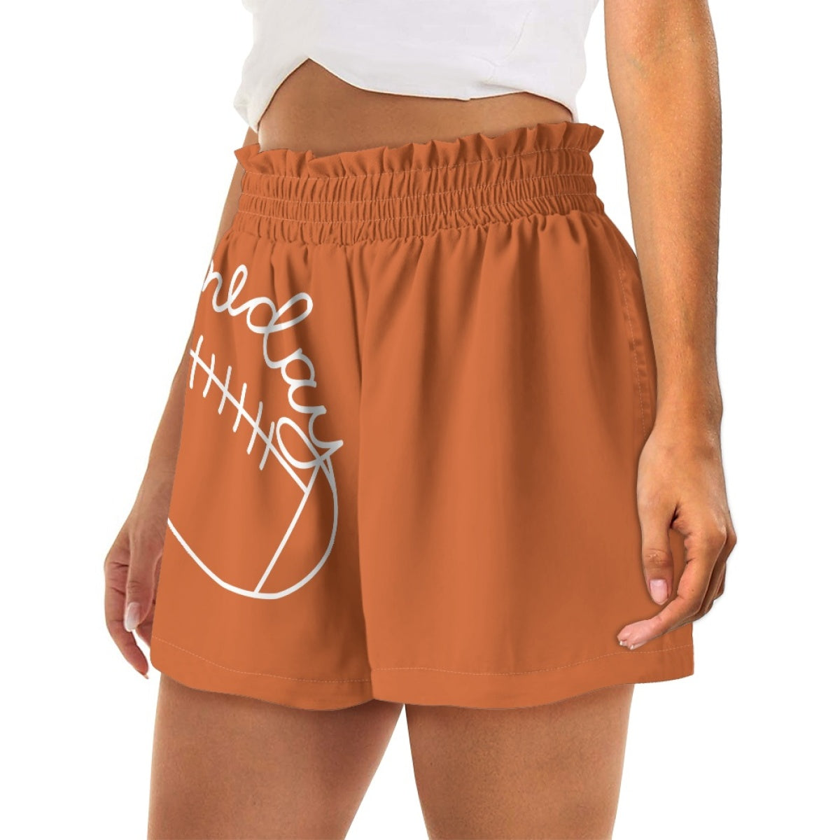 Women's Rugby Casual Shorts with Pockets