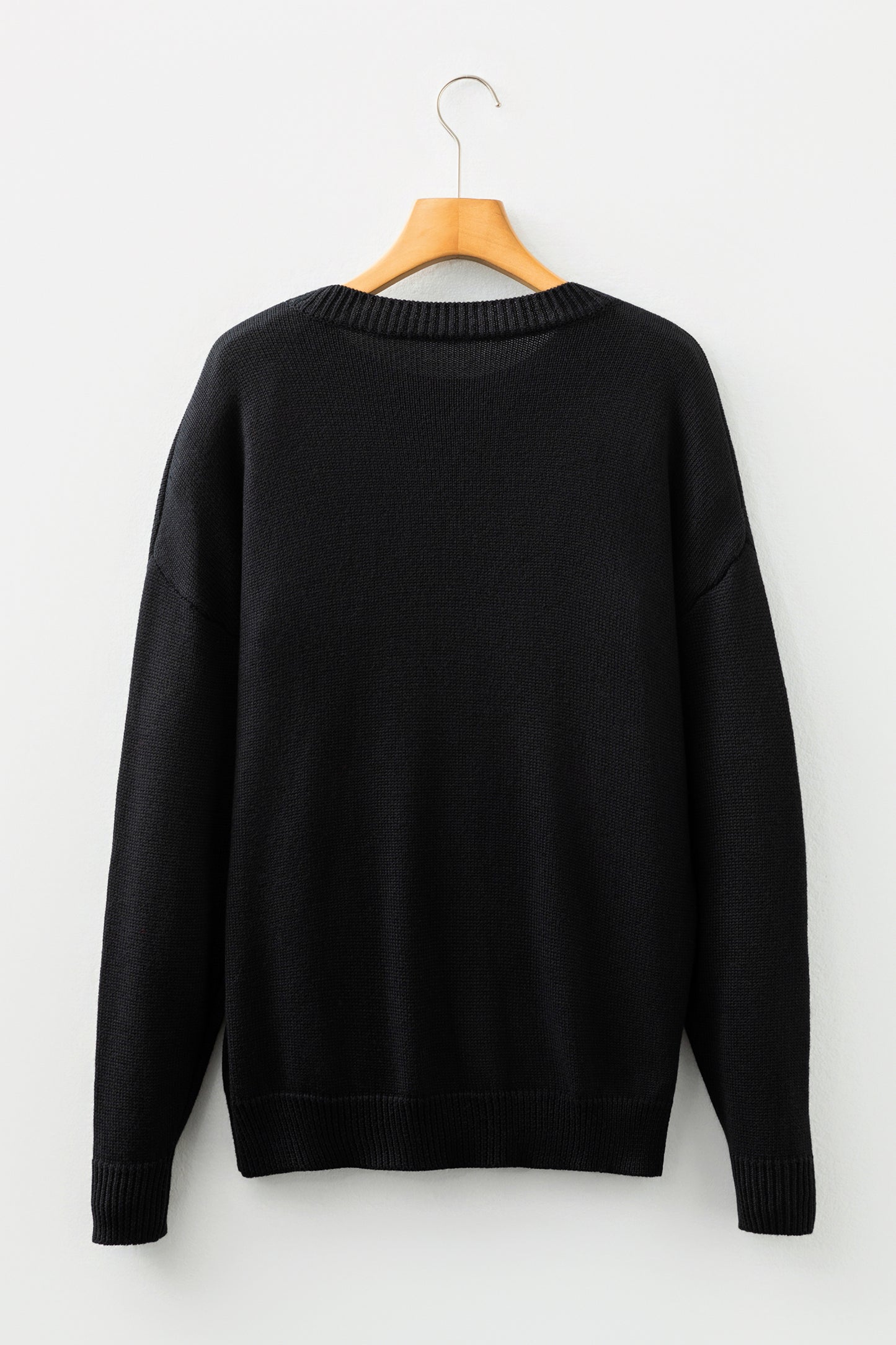 Merry Christmas Dolman Sleeve Sweater with Colorful Dots