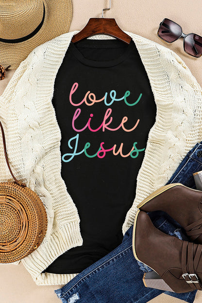 Love Like Jesus Christian Graphic Tee