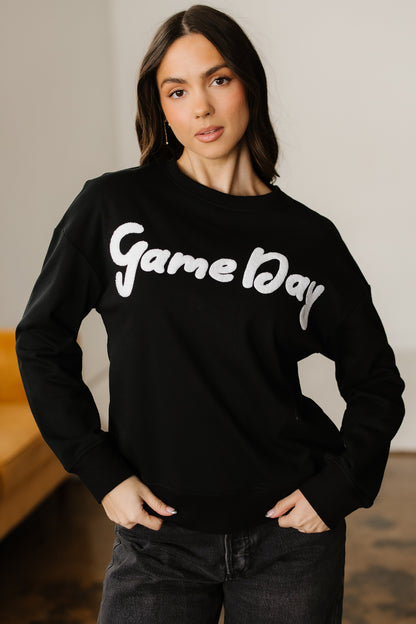 Chenille Game Day Graphic Crewneck Sweatshirt