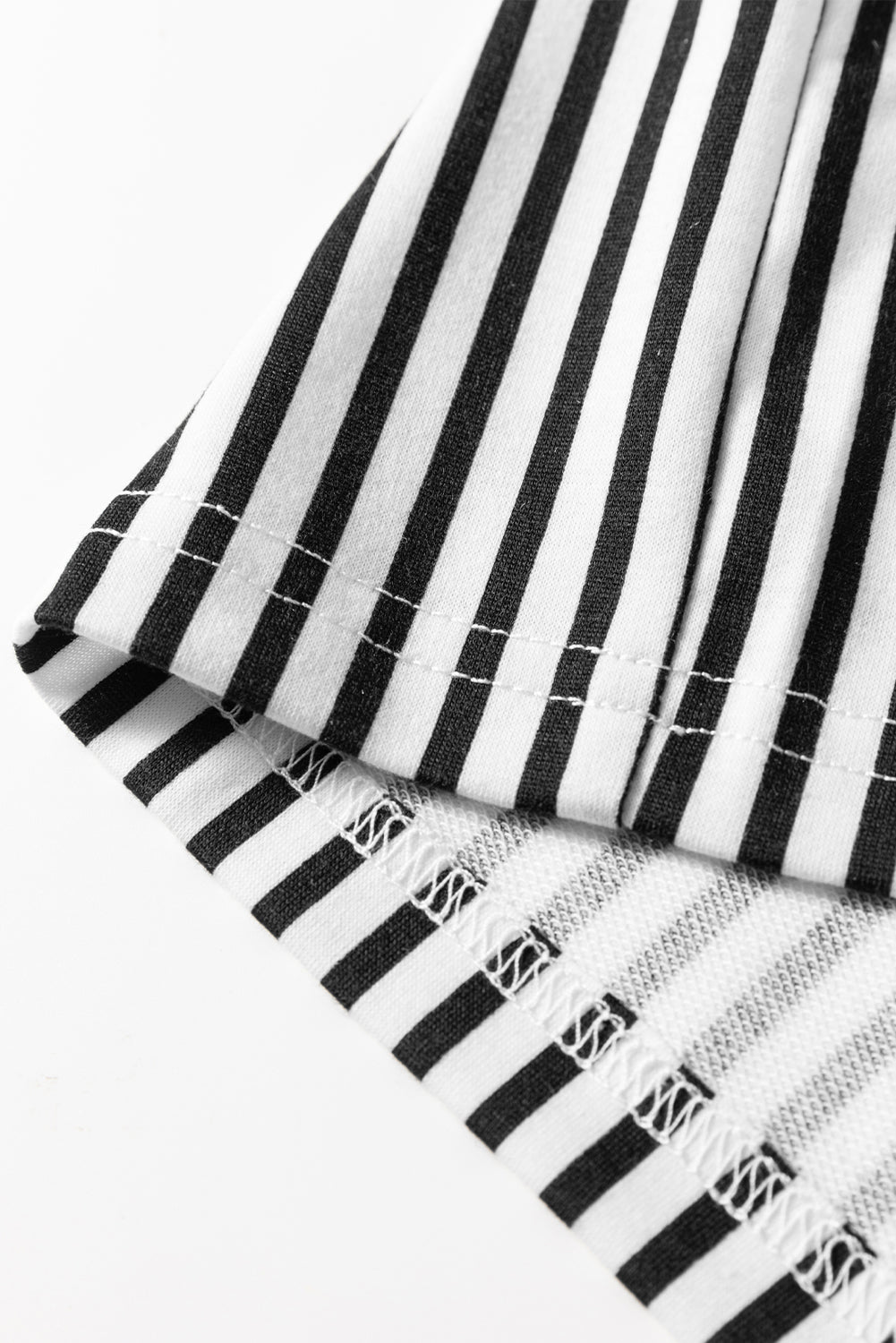 Stripe Elastic Waist Wide Leg Lounge Pants