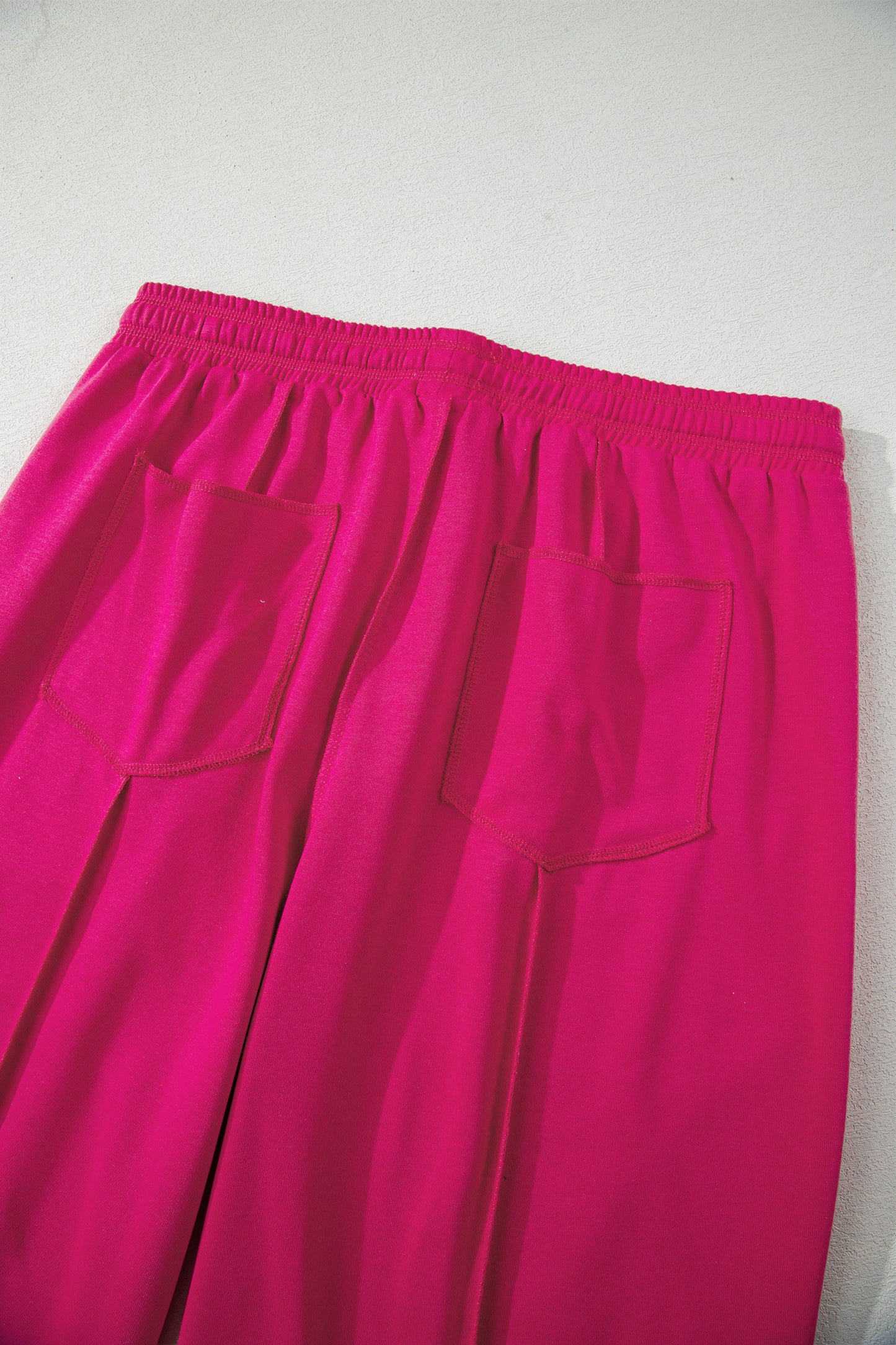 Boxy Tee and Wide Leg Pants Lounge Set Casual Outfit