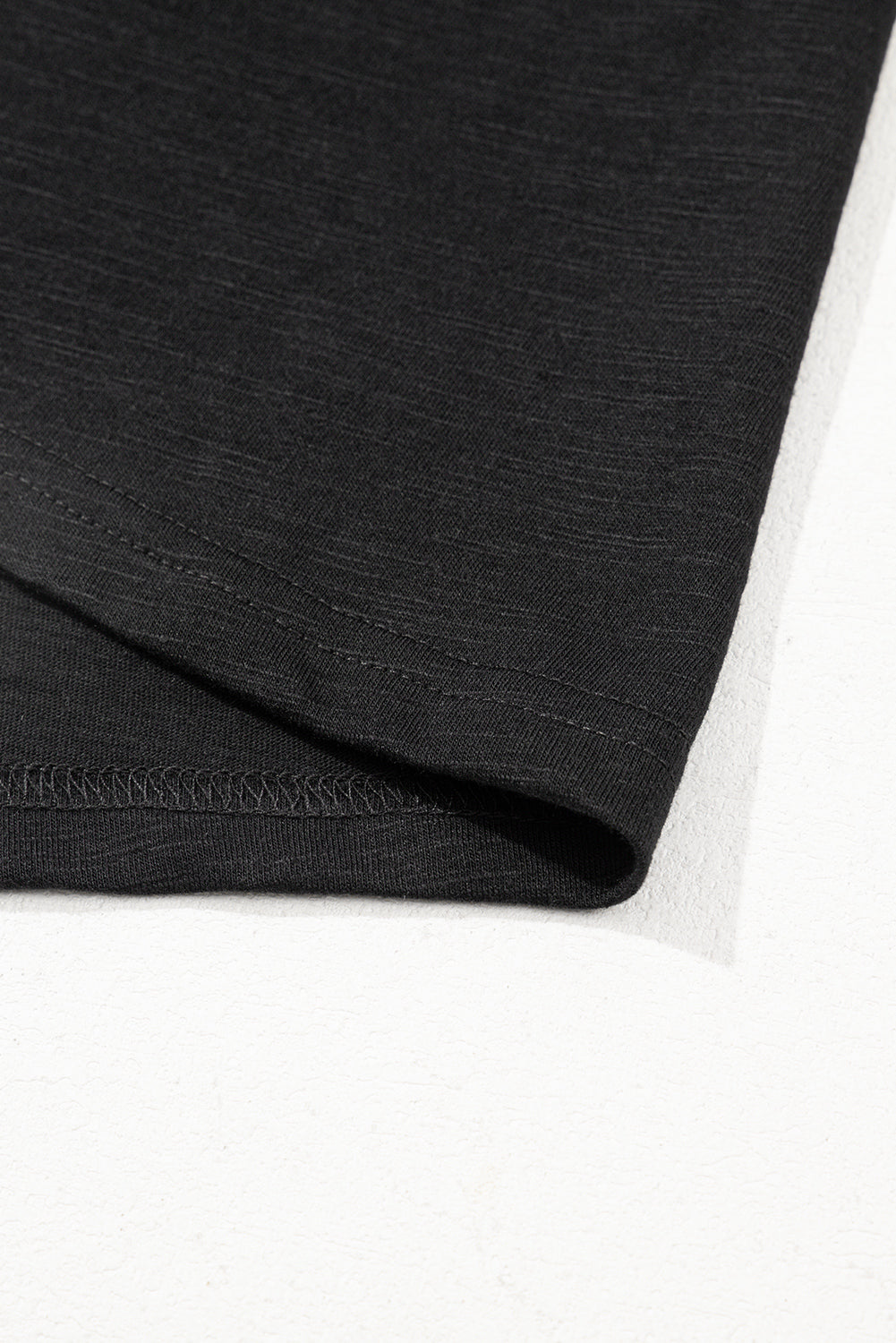 Dark Grey Ruffle Sleeve Casual Tee Boutique Summer Top