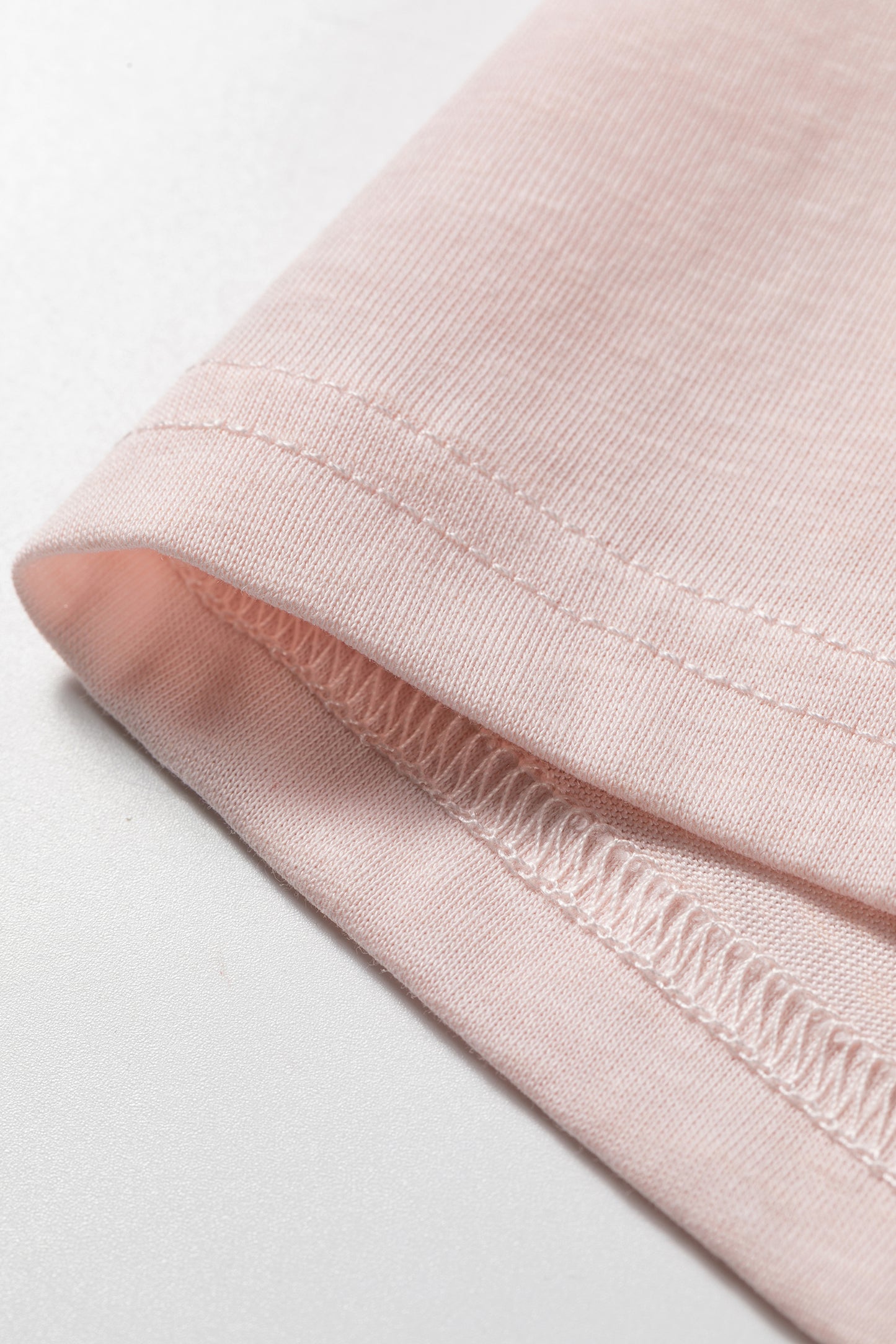 Gossamer Pink Ruffle Sleeve Loose Long Sleeve Blouse Top
