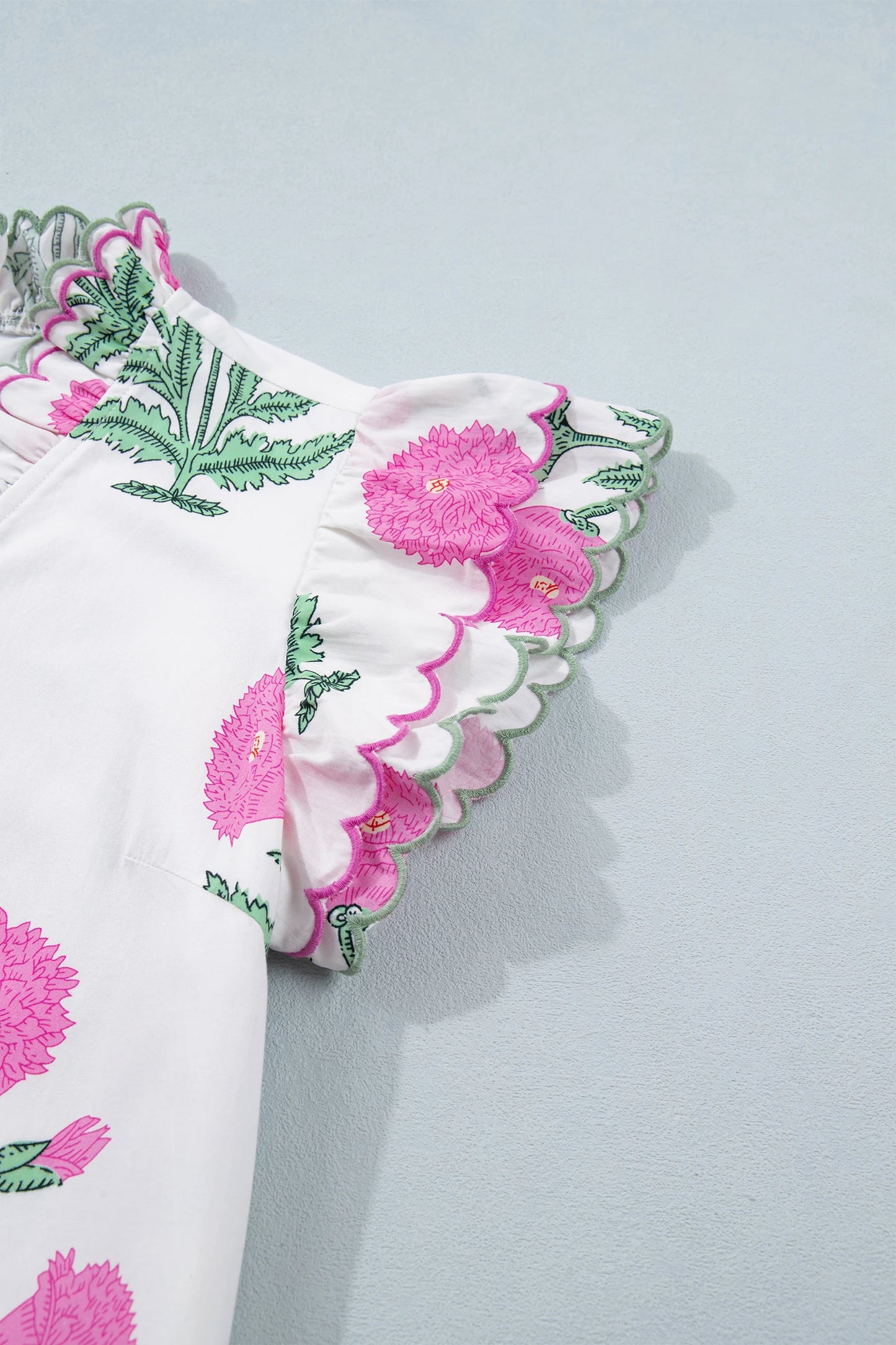 Floral Embroidered V Neck Mini Dress Women Casual